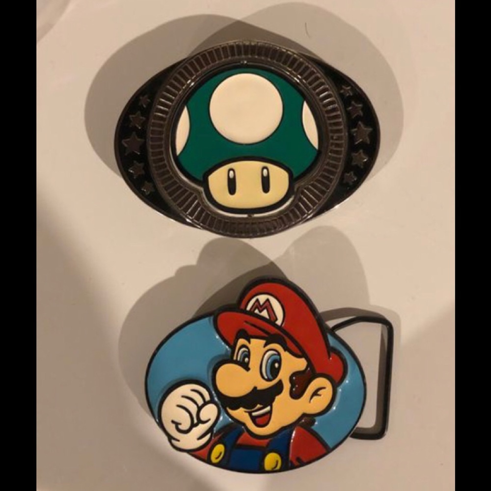 Super Mario Belt Buckles- One of a Kind